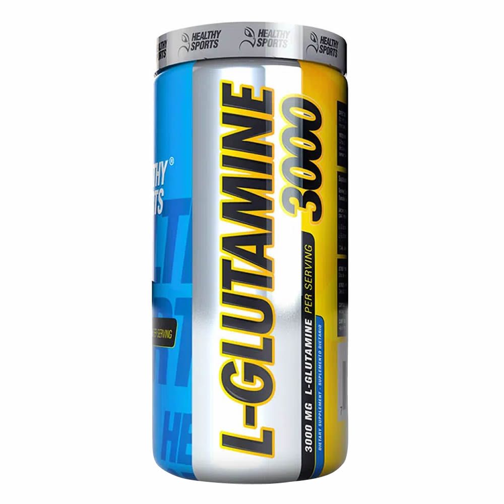 L-glutamina 3000 mg de 120 cápsulas 30 servicios de Healthy Sports es un suplemento nutricional de alta calidad